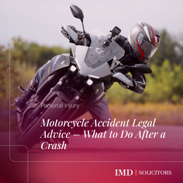 Motorcycle Accident Legal Advice – What to Do After a Crash