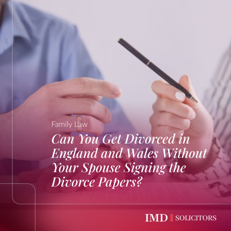 Can You Get Divorced in England and Wales Without Your Spouse Signing the Divorce Papers?